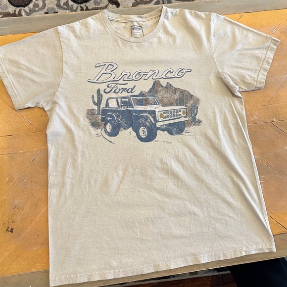 Ford Other - Ford Beige Graphic Tee with Dark Print
